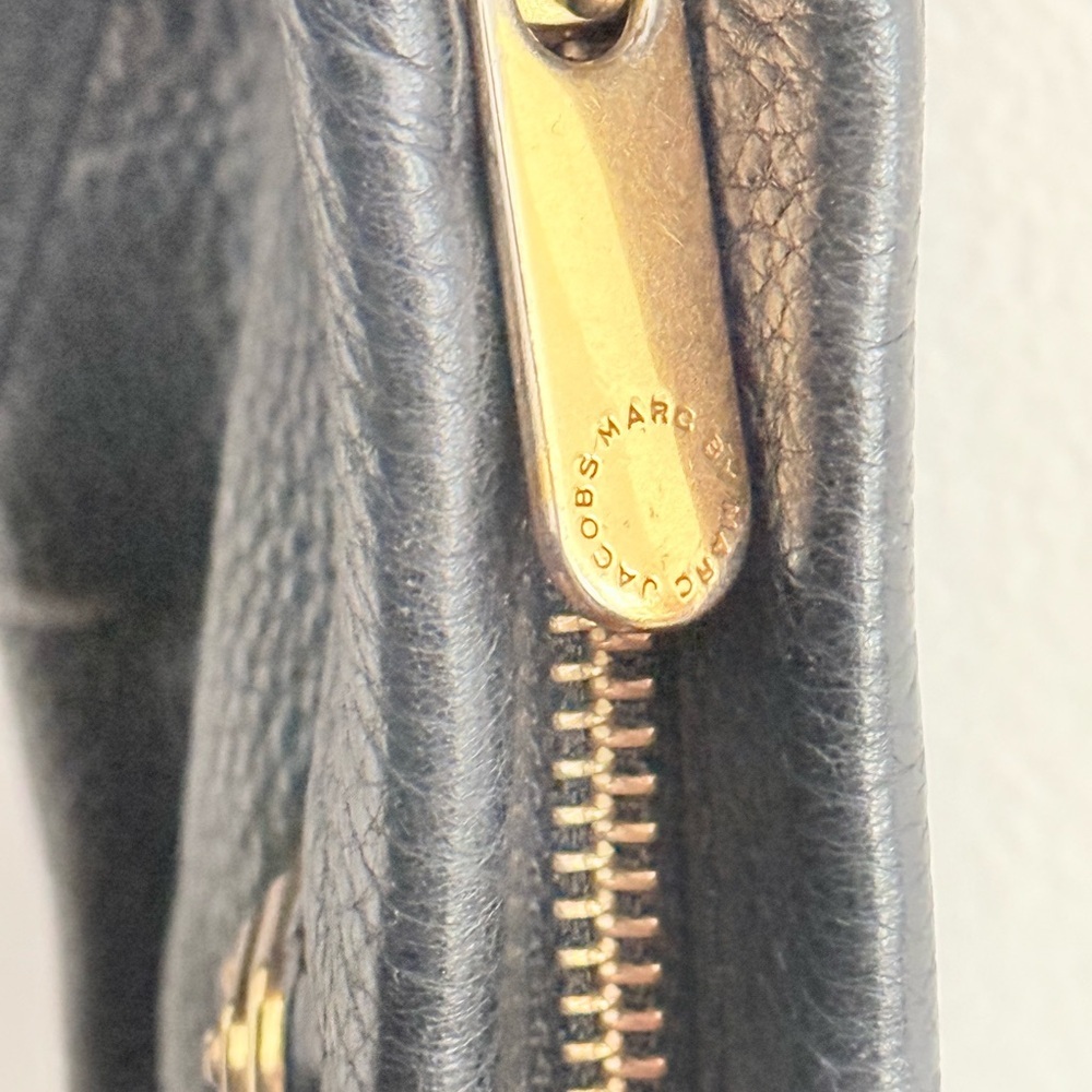NWOT Marc by Marc Jacobs Q Percy Black Pebbled Leather Crossbody Mini Bag Purse - Picture 6 of 9